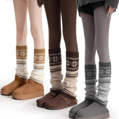 Cortina Fair Isle Leg Warmers