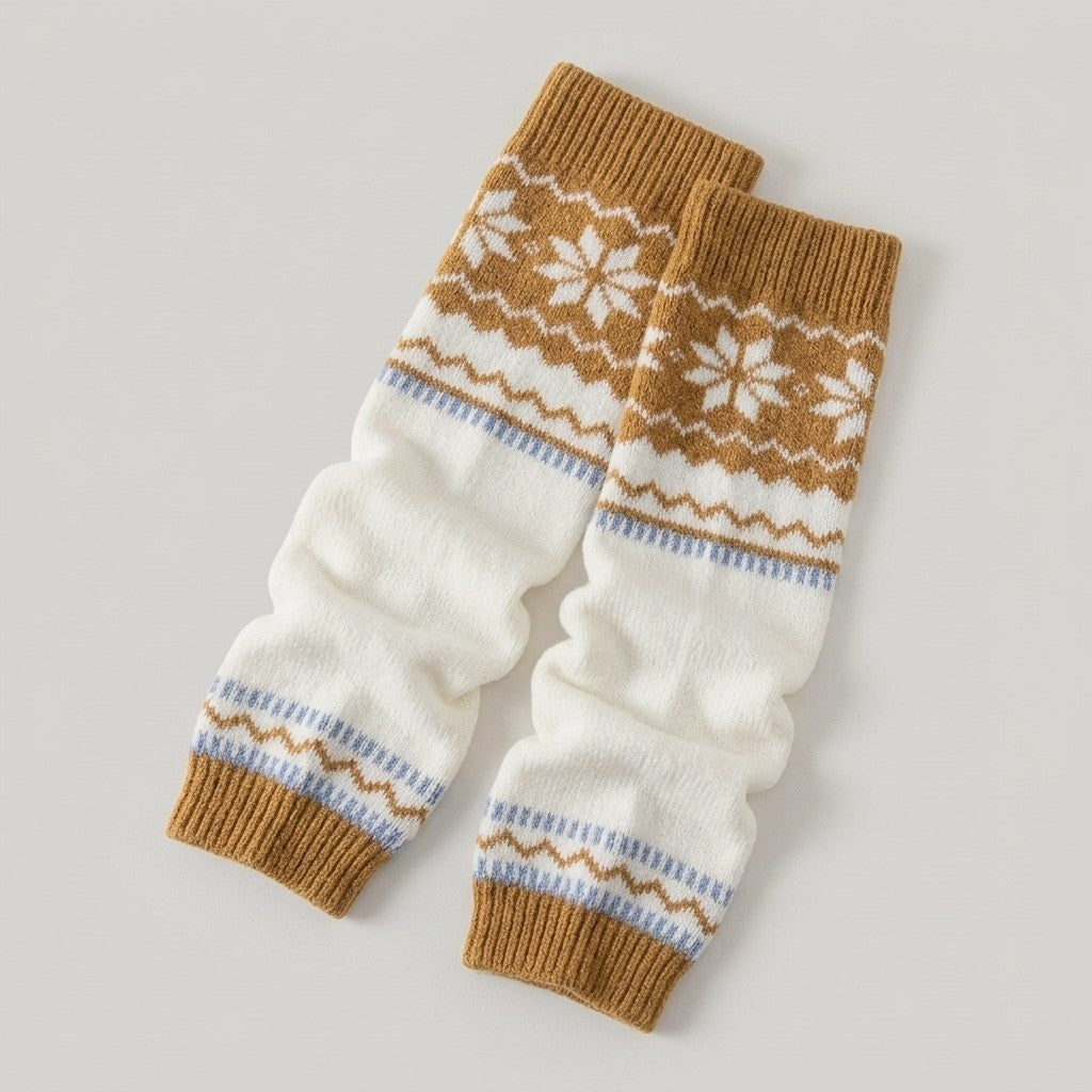 Cortina Fair Isle Leg Warmers
