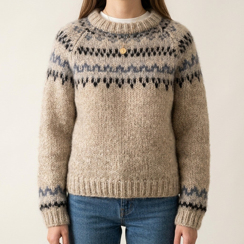 Davos Fair Isle Knit Sweater
