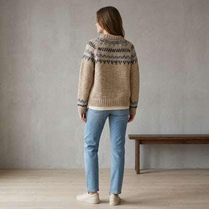 Davos Fair Isle Knit Sweater