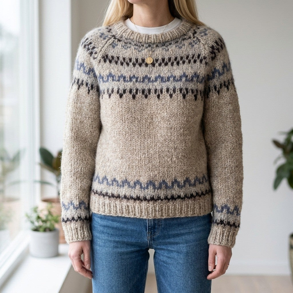 Davos Fair Isle Knit Sweater