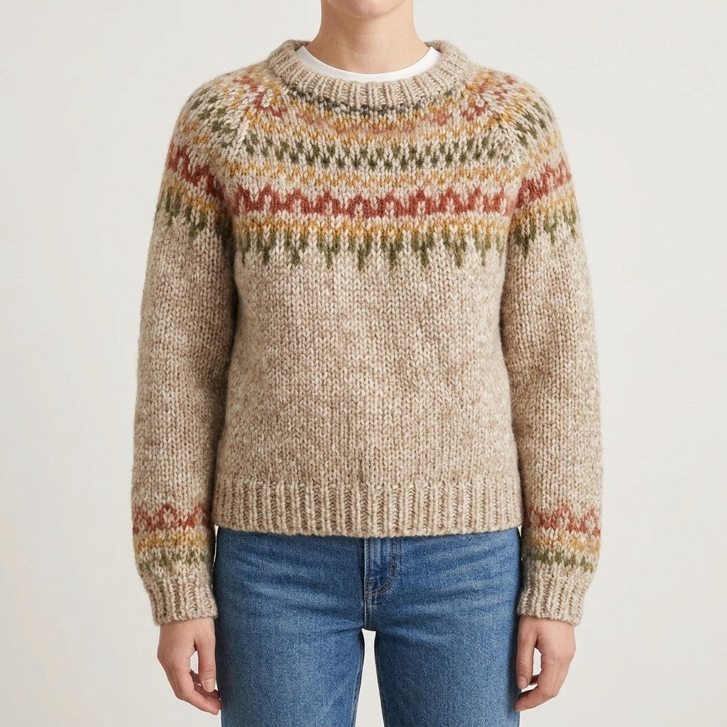 Davos Fair Isle Knit Sweater