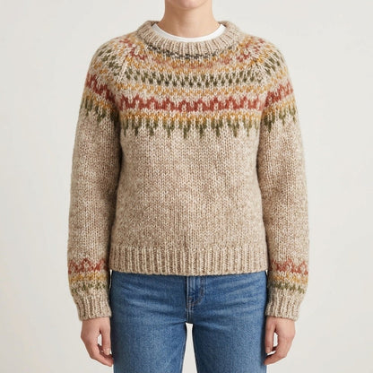 Davos Fair Isle Knit Sweater