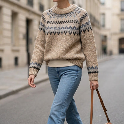 Davos Fair Isle Knit Sweater
