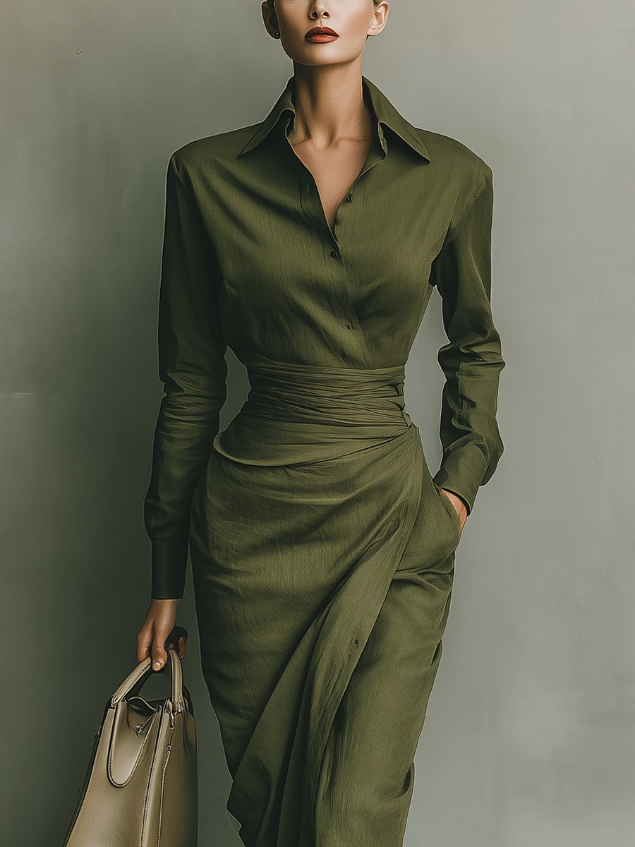 Dona Cotton Blended Maxi Dress