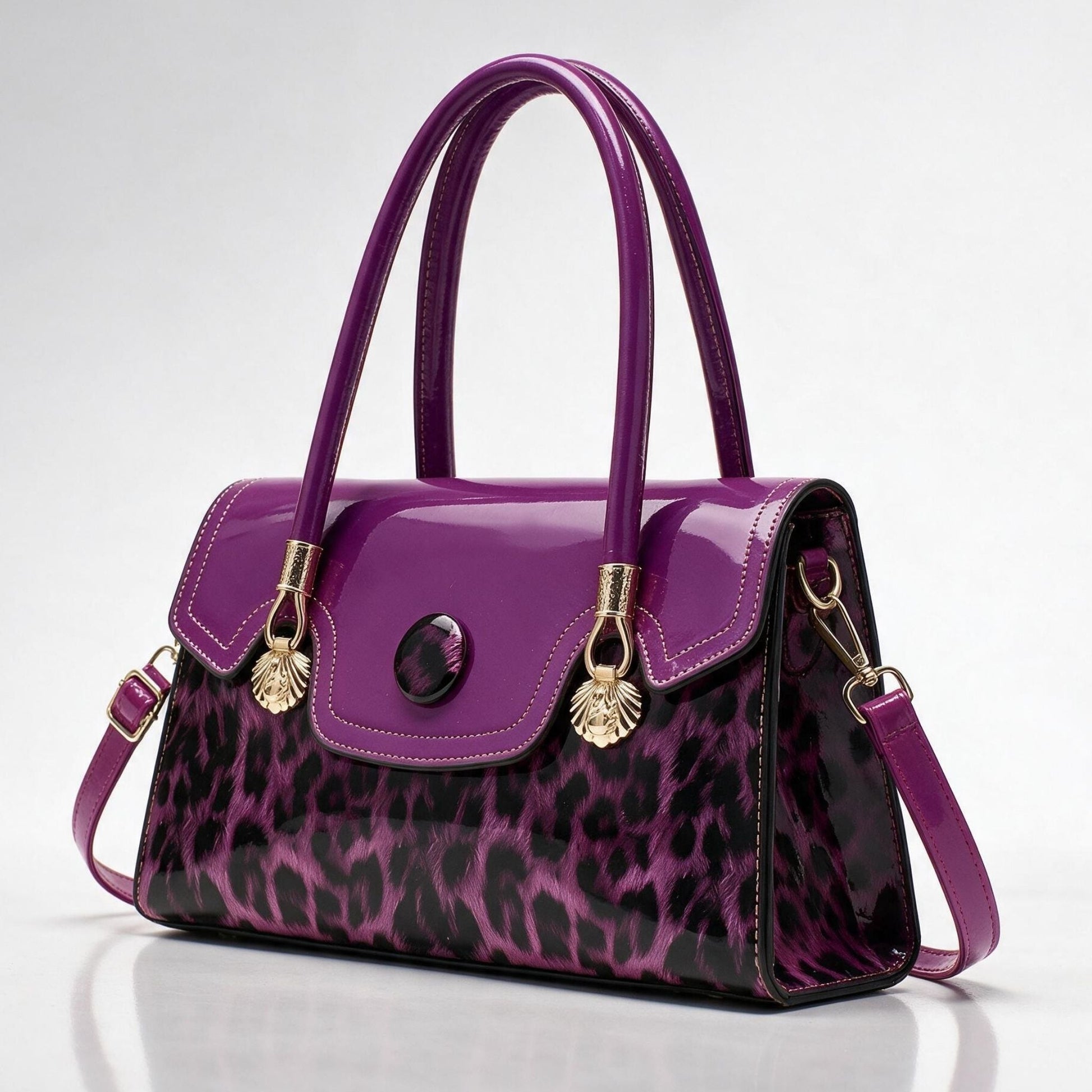 Durance Structured Handbag - Lilac