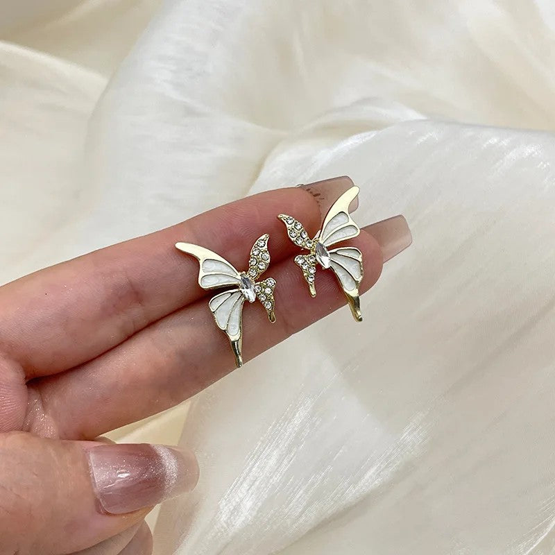 Elara Enamel Butterfly Studs
