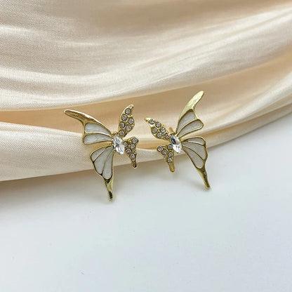 Elara Enamel Butterfly Studs