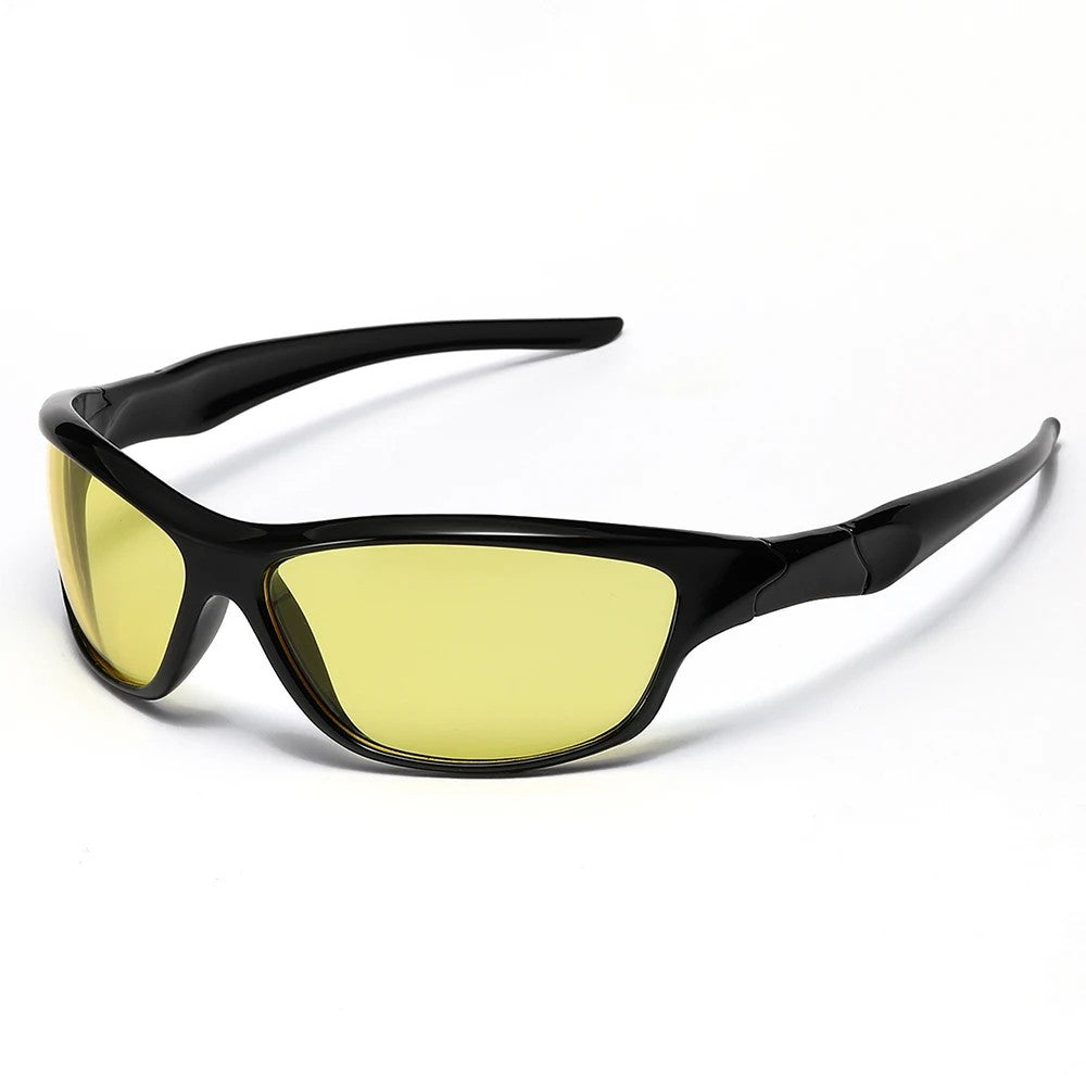 Enduro Silver Y2K Sunglasses - Solar Flare
