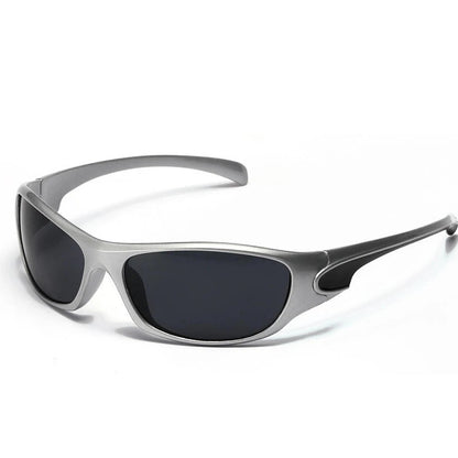 Enduro Silver Y2K Sunglasses - Platinum Matte