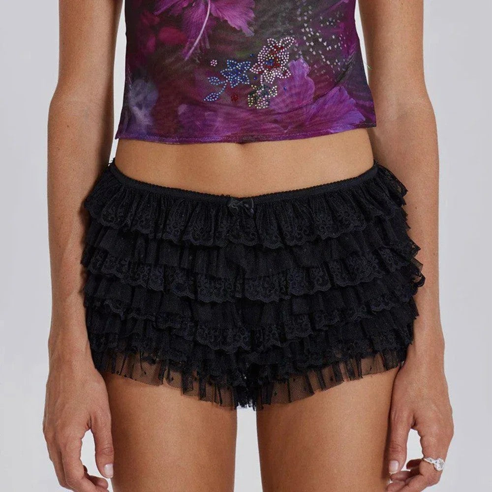 Seraph Layered Ruffle Shorts
