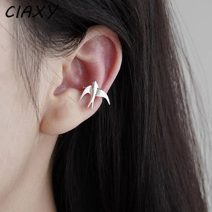 Serres Swallow Clip Earrings