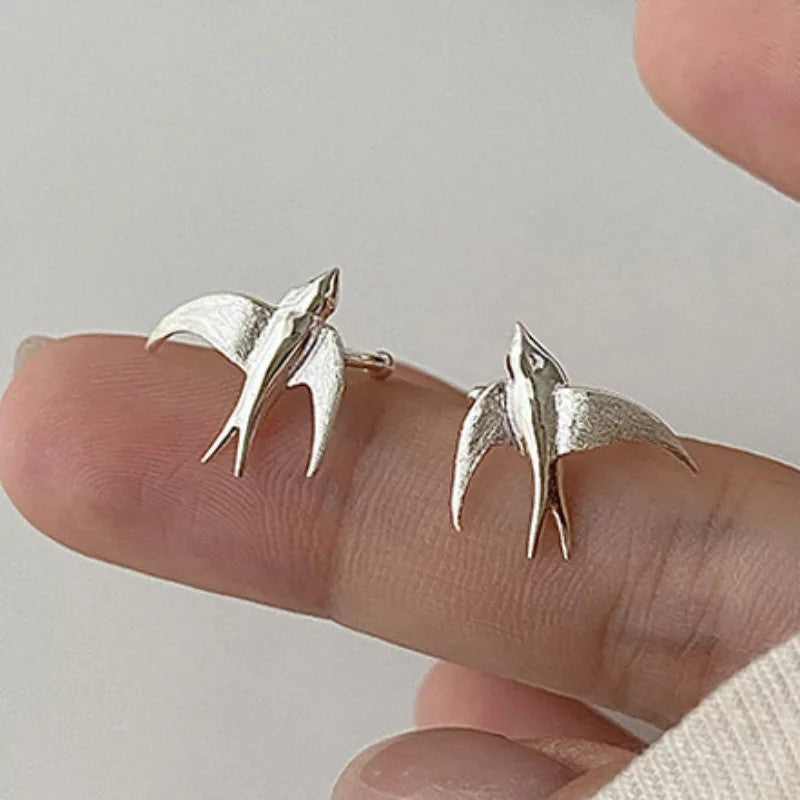 Serres Swallow Clip Earrings