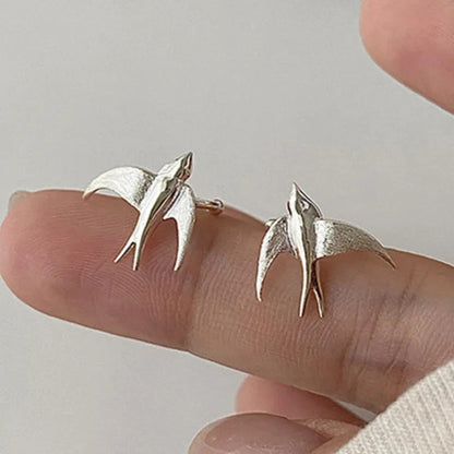 Serres Swallow Clip Earrings