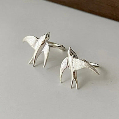 Serres Swallow Clip Earrings