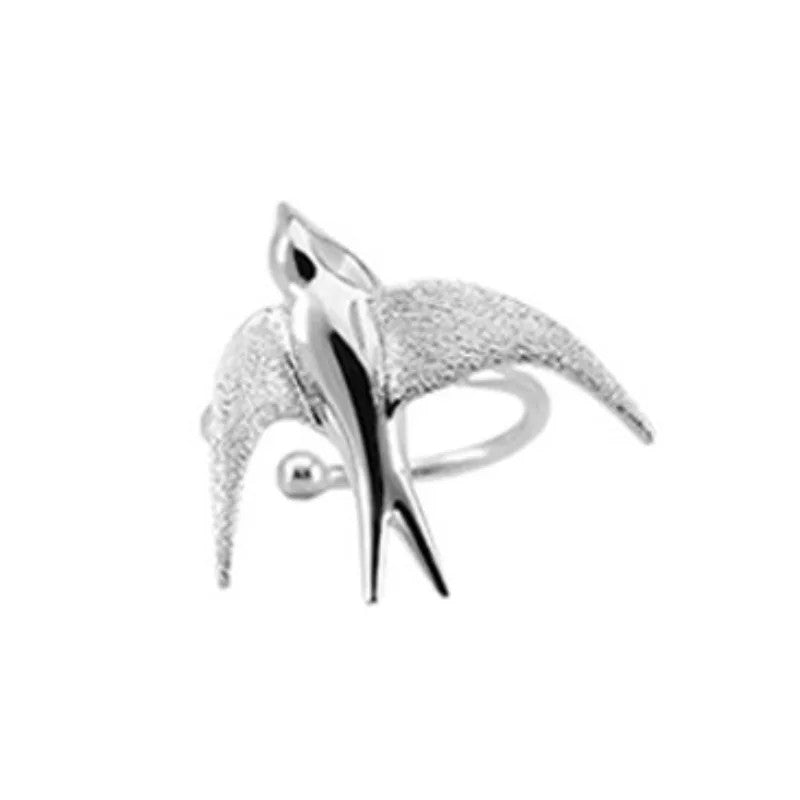 Serres Swallow Clip Earrings