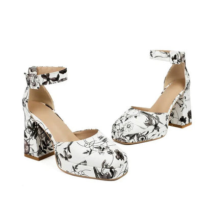 Fidenza Floral Platform Heels