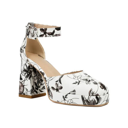 Fidenza Floral Platform Heels