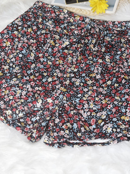 Floral Tie Skort