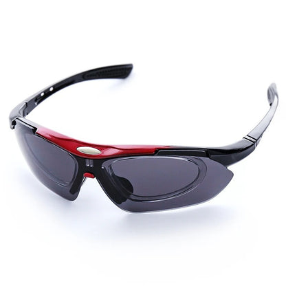 Flux Performance Cycling Glasses - Crimson Accent Black