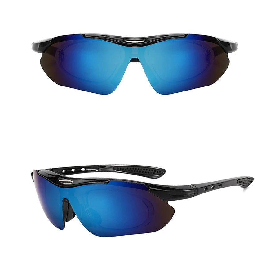 Flux Performance Cycling Glasses - Midnight Blue Mirror