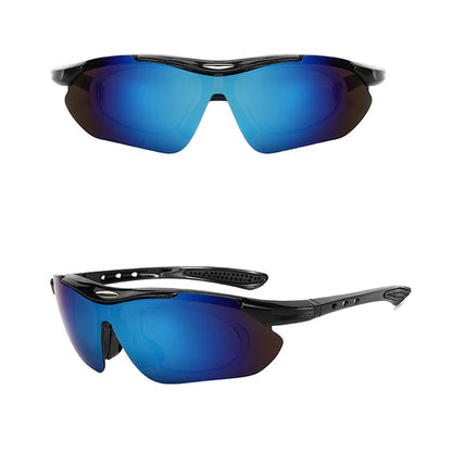 Flux Performance Cycling Glasses - Midnight Blue Mirror