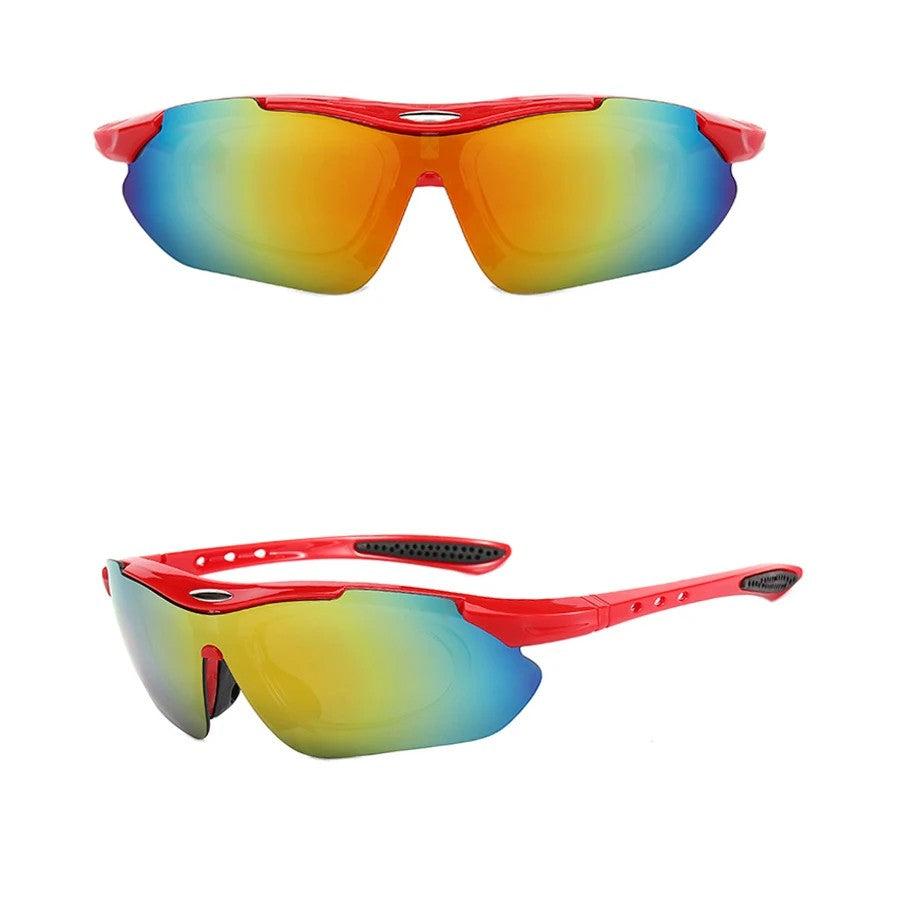 Flux Performance Cycling Glasses - Radiant Red Mirror