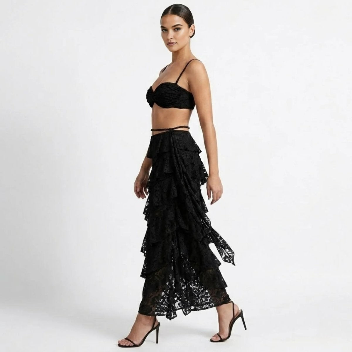 Fribourg Lace Corset Set