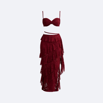 Fribourg Lace Corset Set