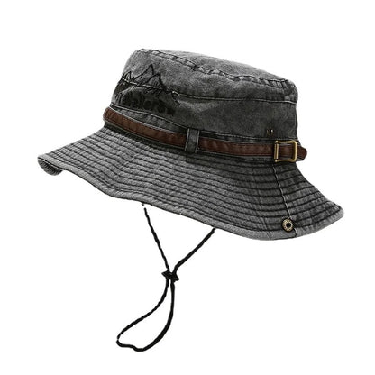 Garda Adjustable Bucket Hat - Charcoal Strap