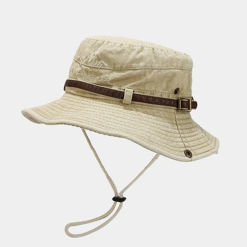 Garda Adjustable Bucket Hat - Khaki Strap