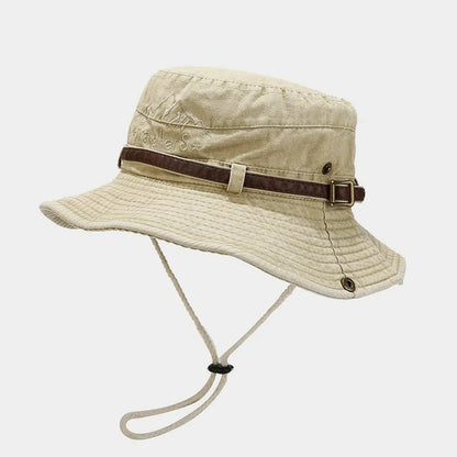 Garda Adjustable Bucket Hat - Khaki Strap