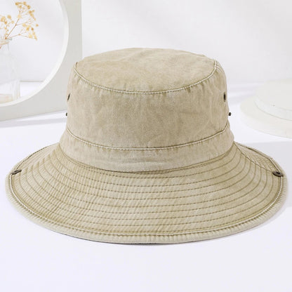 Garda Adjustable Bucket Hat - Solid Beige