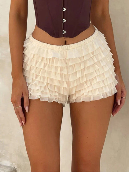 Garda Ruffle High-Waist Bloomers
