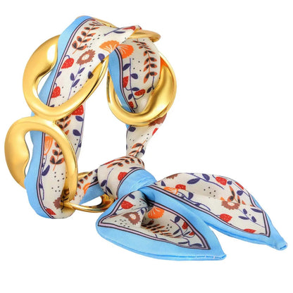 Gavanni Silk Scarf Bangle - B-750G-1