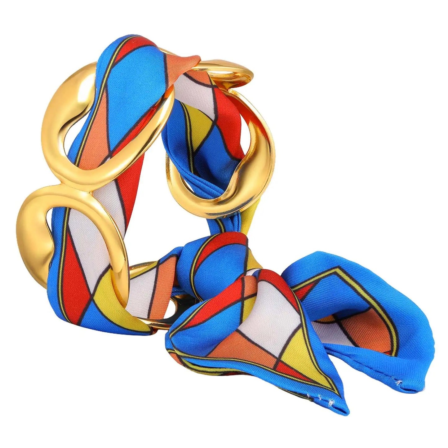 Gavanni Silk Scarf Bangle - B-750G-3