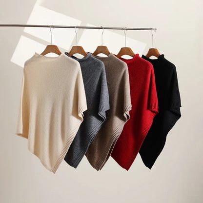 Gstaad Cashmere Knit Poncho