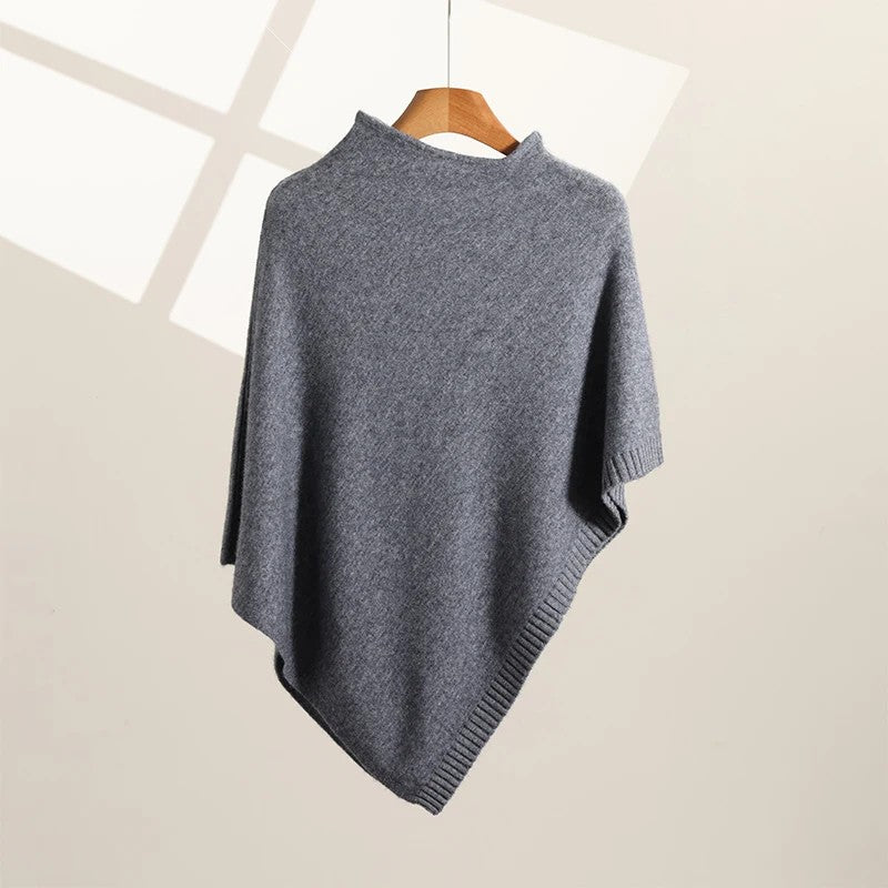 Gstaad Cashmere Knit Poncho