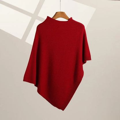 Gstaad Cashmere Knit Poncho