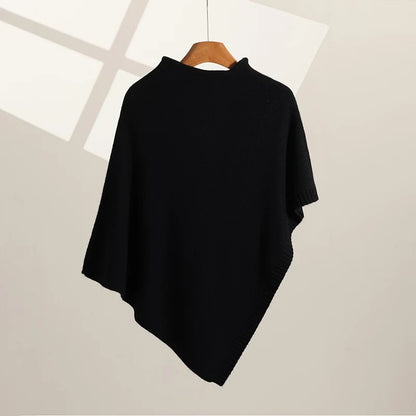 Gstaad Cashmere Knit Poncho