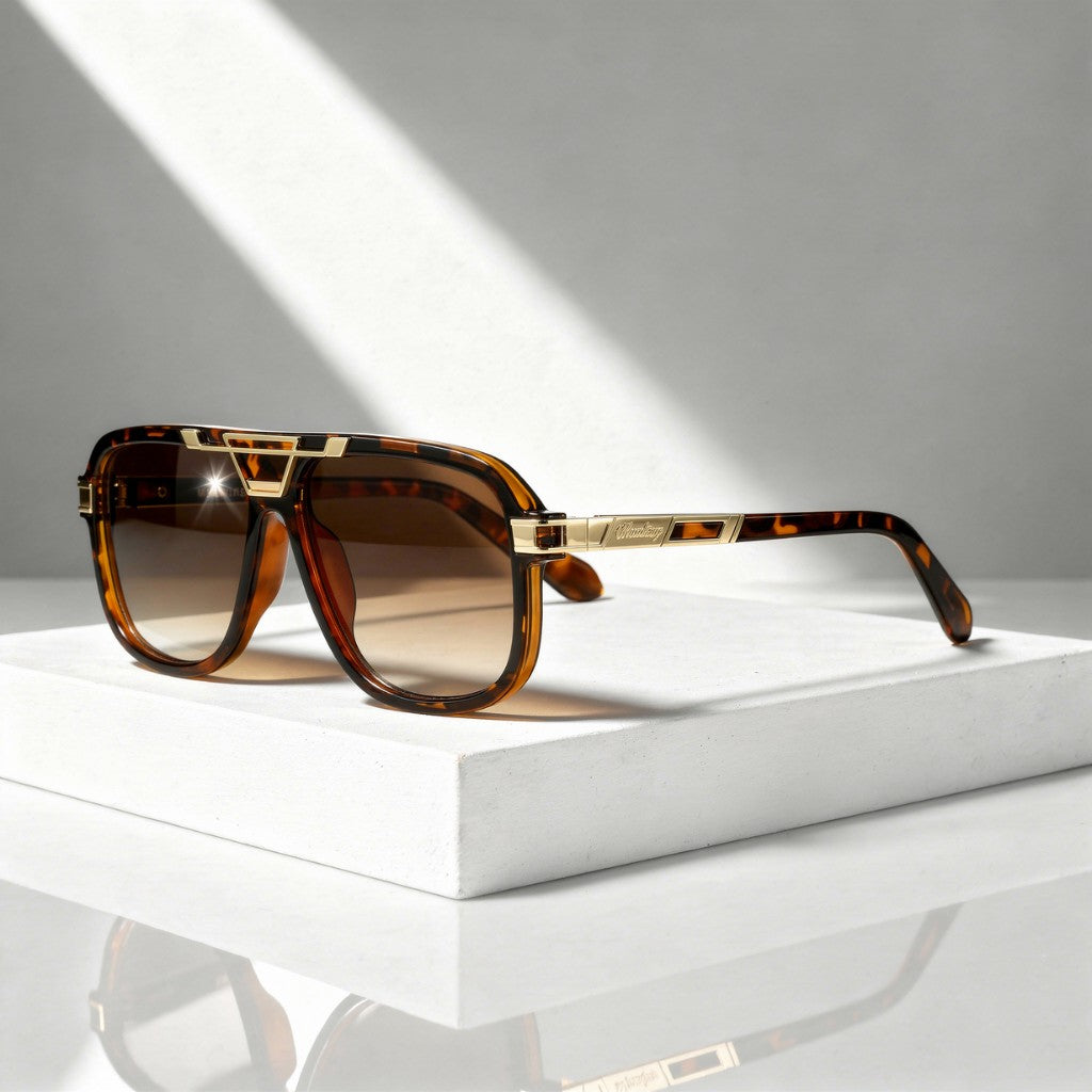 Horizon Classic Sunglasses - Havana / Gilded Flash