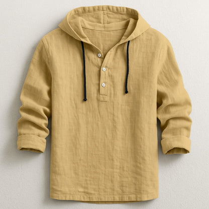 Hudson Knit Hoodie Shirt - Desert Sand