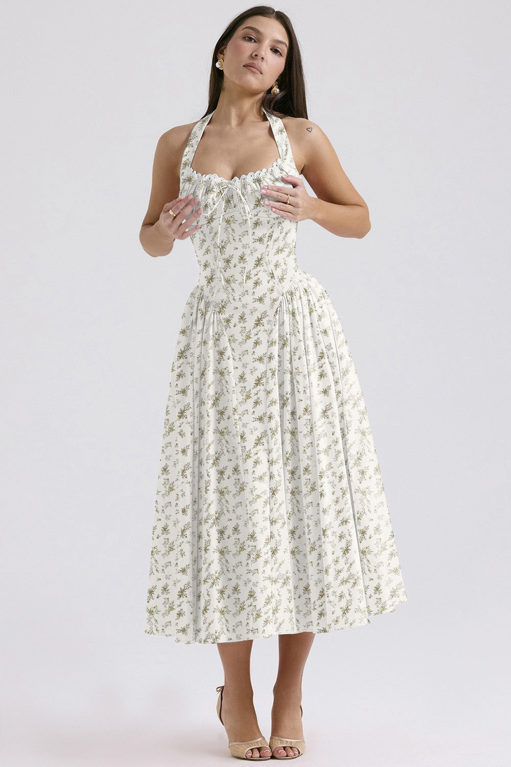 Isla Floral Maxi Dress - Emerald Isle