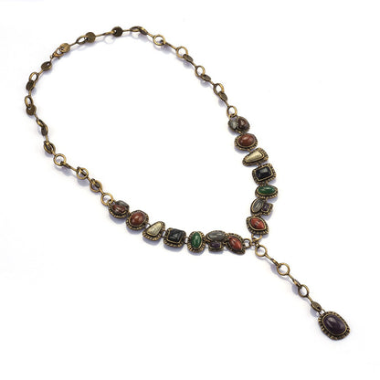 Siena Layered Gemstone Necklace