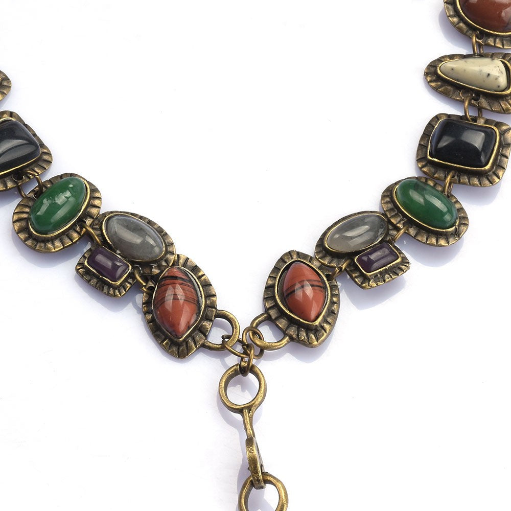 Siena Layered Gemstone Necklace