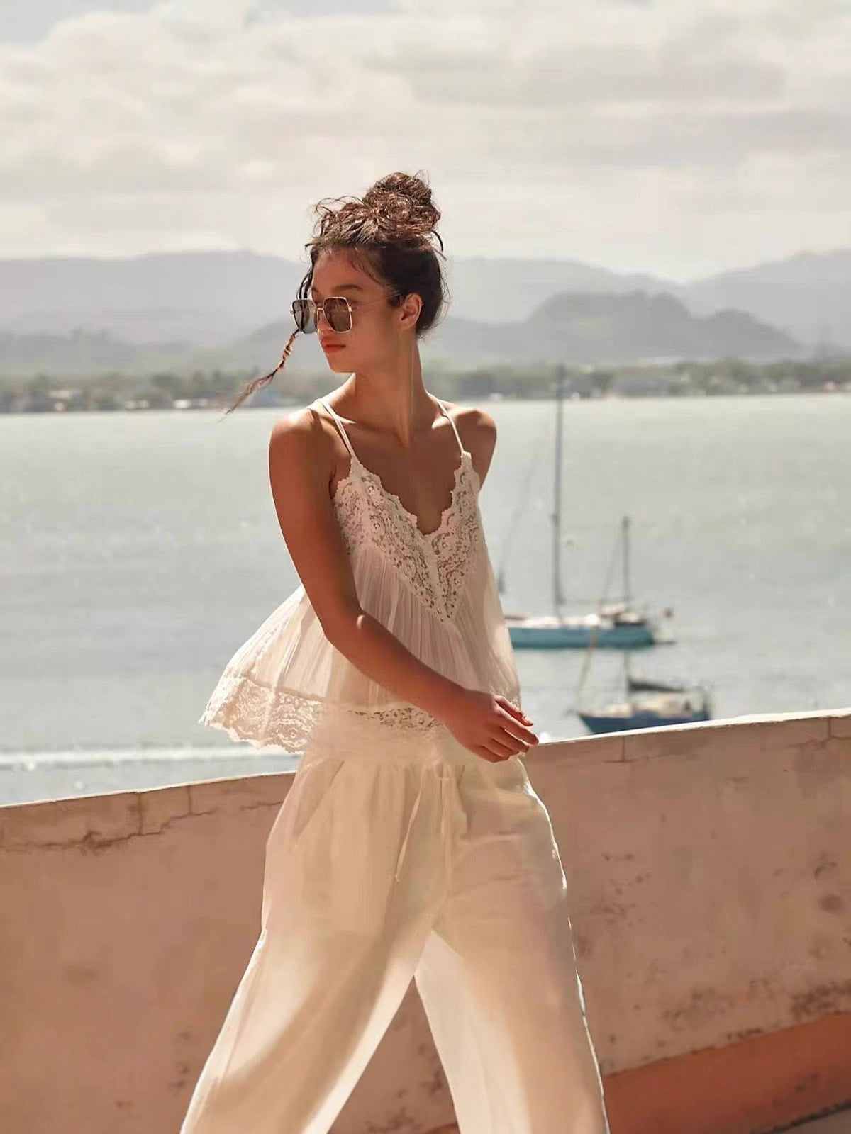 Siena V-Neck Lace Camisole