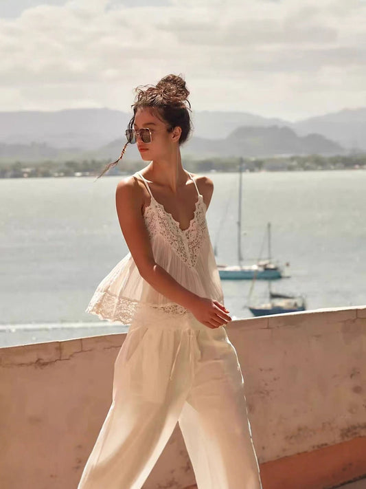 Siena V-Neck Lace Camisole