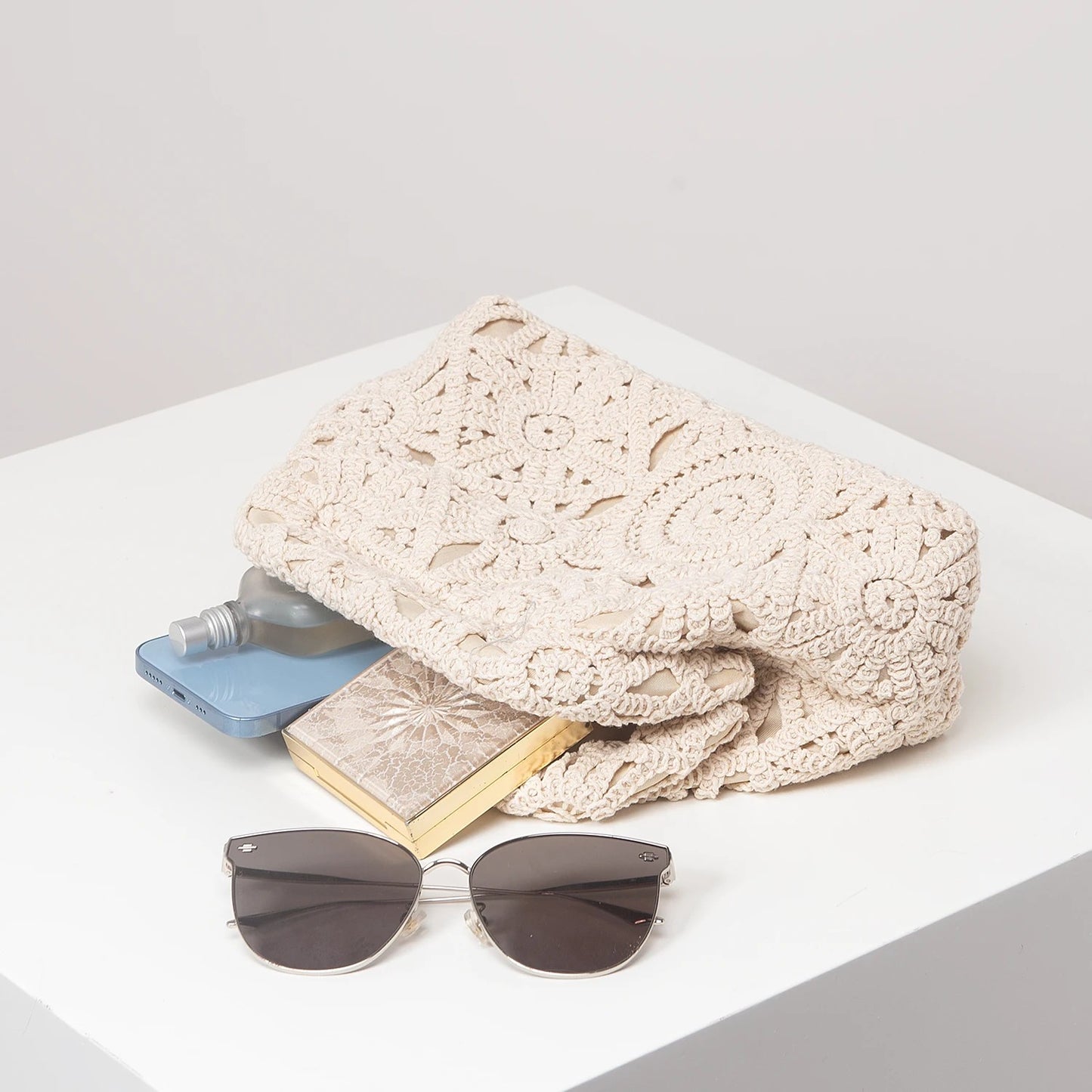 Sintra Straw Clutch Bag
