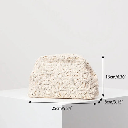 Sintra Straw Clutch Bag