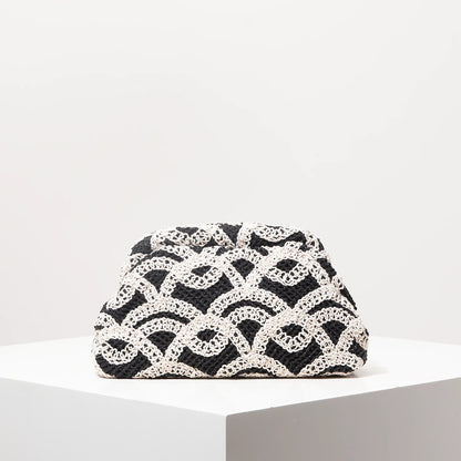 Sintra Straw Clutch Bag - Multi-Color